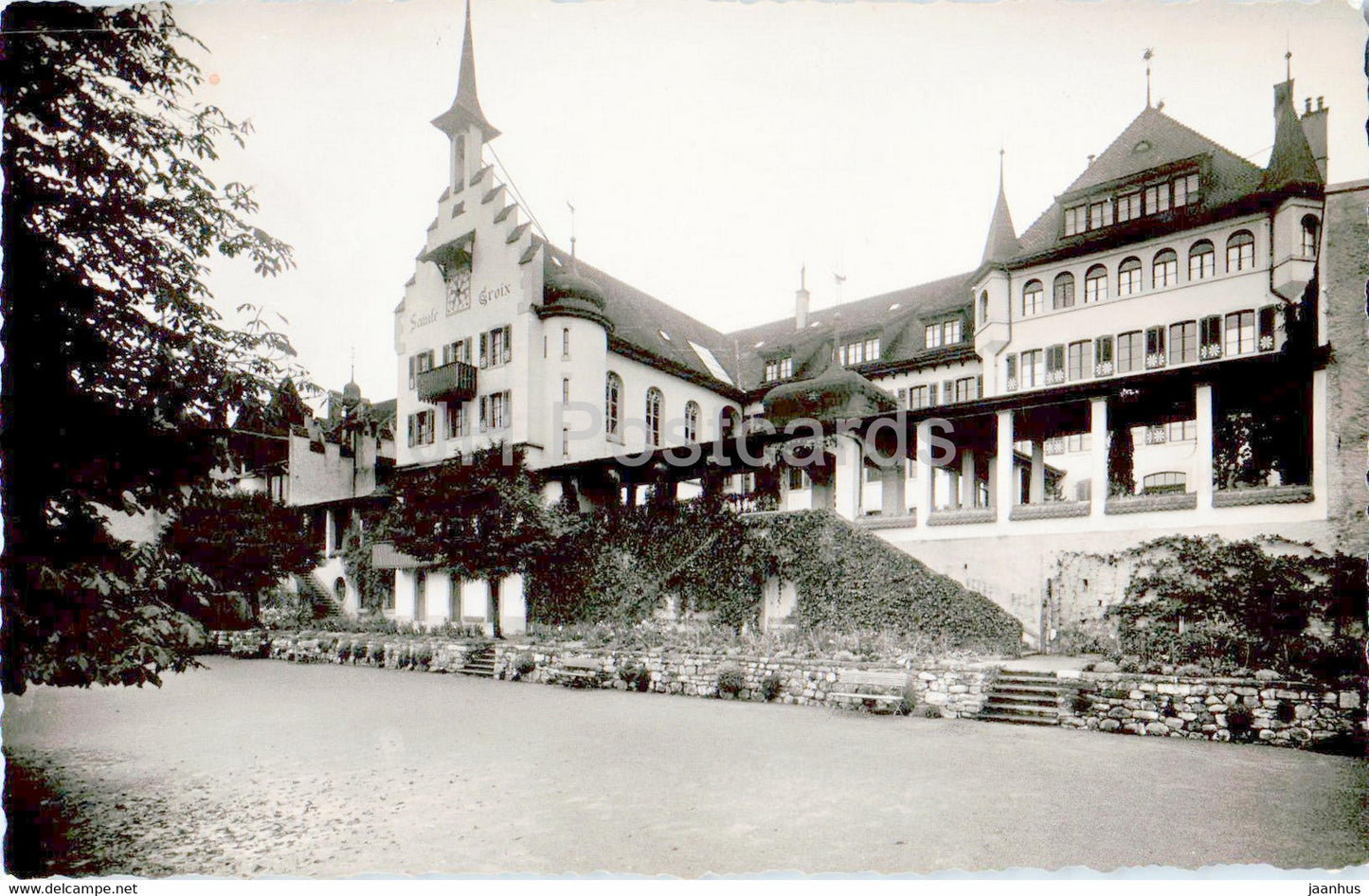 Bulle - Institut Ste Croix - institute - 296 - 1946 - old postcard - Switzerland - used - JH Postcards