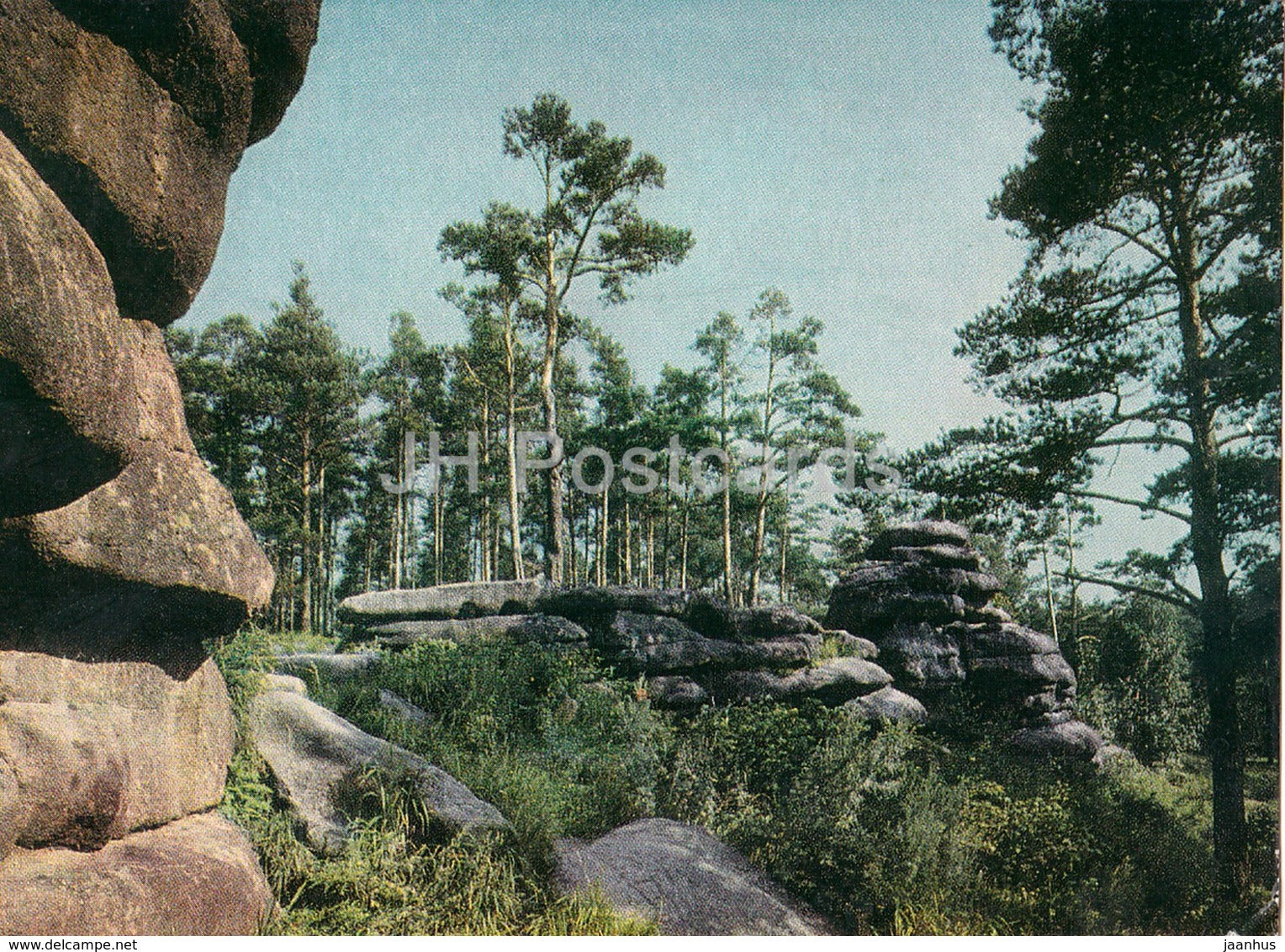 Sverdlovsk - Stone Tents - rocks - postal stationery - 1974 - Russia USSR - unused - JH Postcards