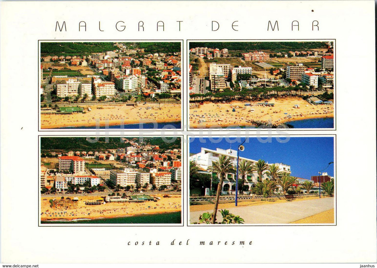 Malgrat de Mar - Costa del Maresme - Diversos Aspectes - multiview - 1404 - 1998 - Spain - used - JH Postcards