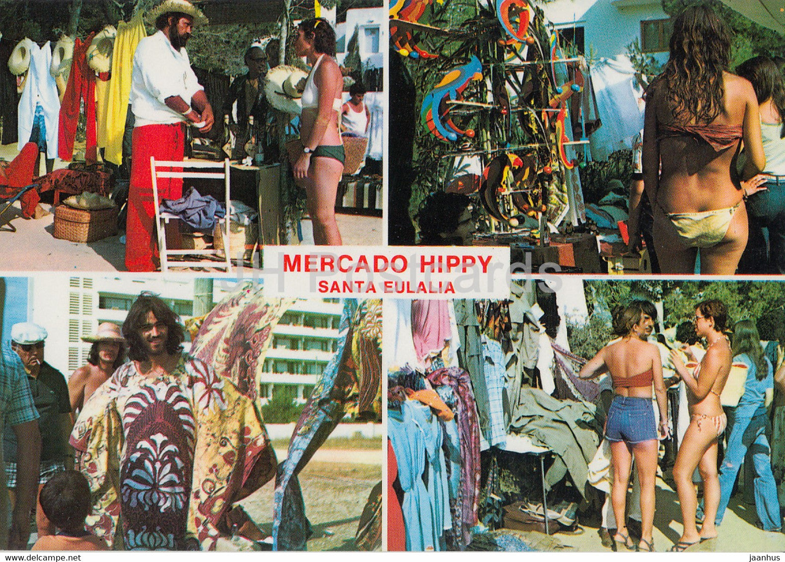 Mercado Hippy - Santa Eulalia del Rio - Punta Arabi - Spain - unused - JH Postcards