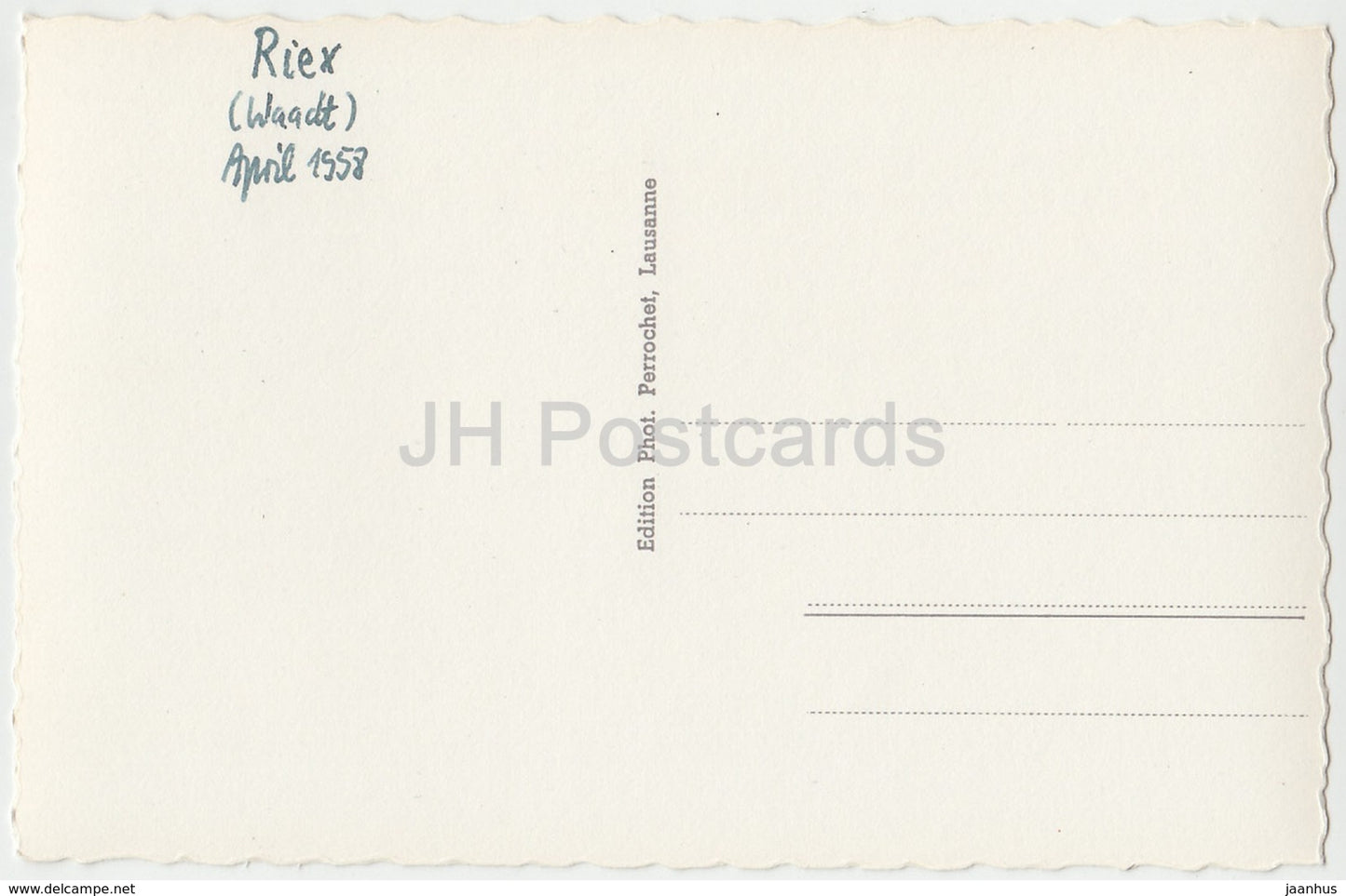 Route de la Corniche - 5108 - Switzerland - 1958 - used