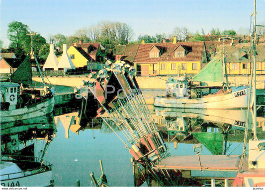 Bornholm - Listed - boat - ship - 6195 - Denmark - unused - JH Postcards