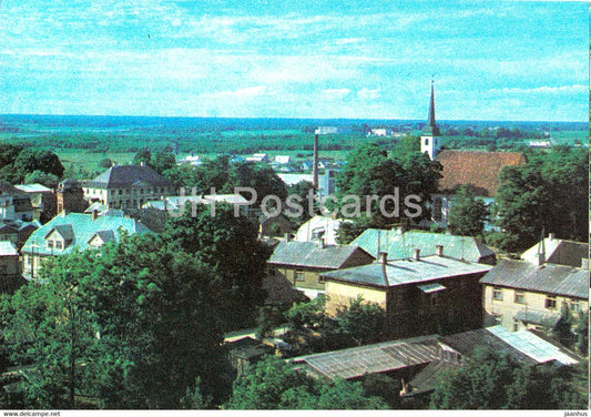 Limbazi - Town View - 1977 - Latvia USSR - unused - JH Postcards