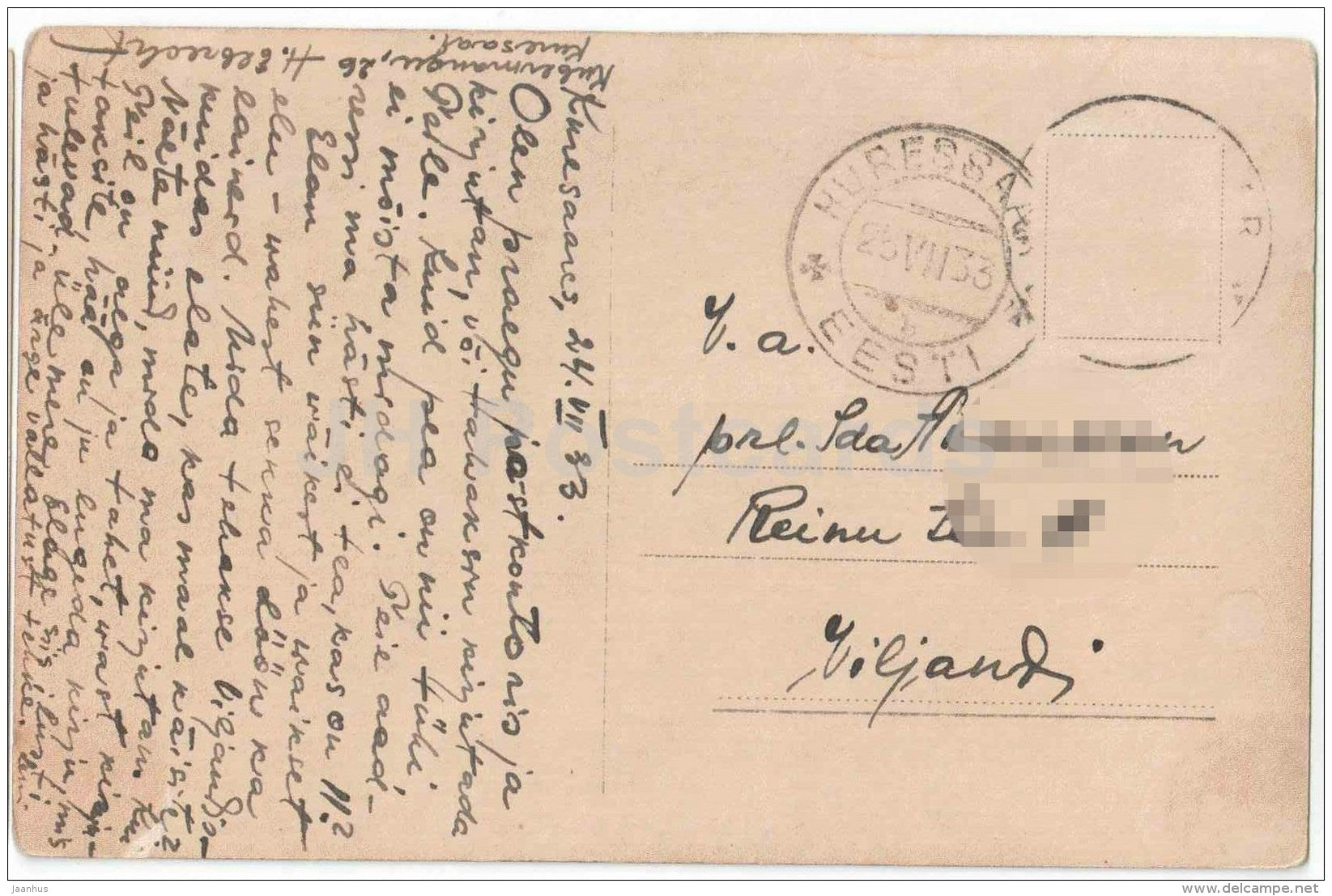 Barbara Kent and Harold Lloyd - movie actor , actress - Ross verlag - 5608/1 - circulated in Estonia Kuressaare 1933 - JH Postcards