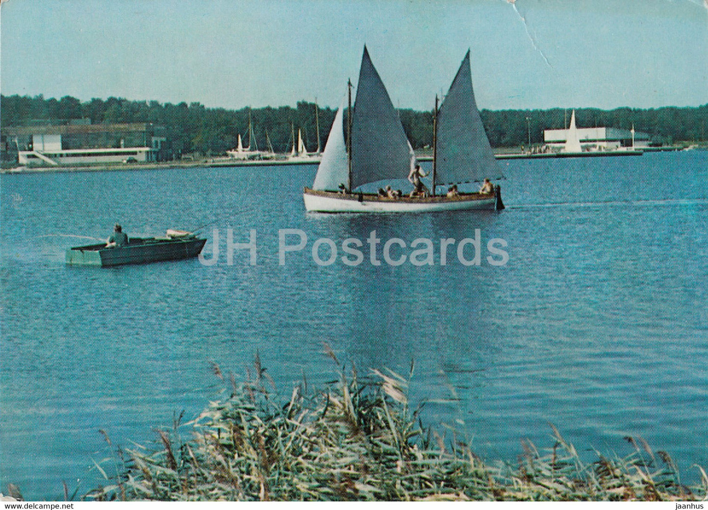 Gdansk - Danzig - Recreation and sailing centers at the mouth of the Vistula Smiala - sailing boat - Poland - unused - JH Postcards