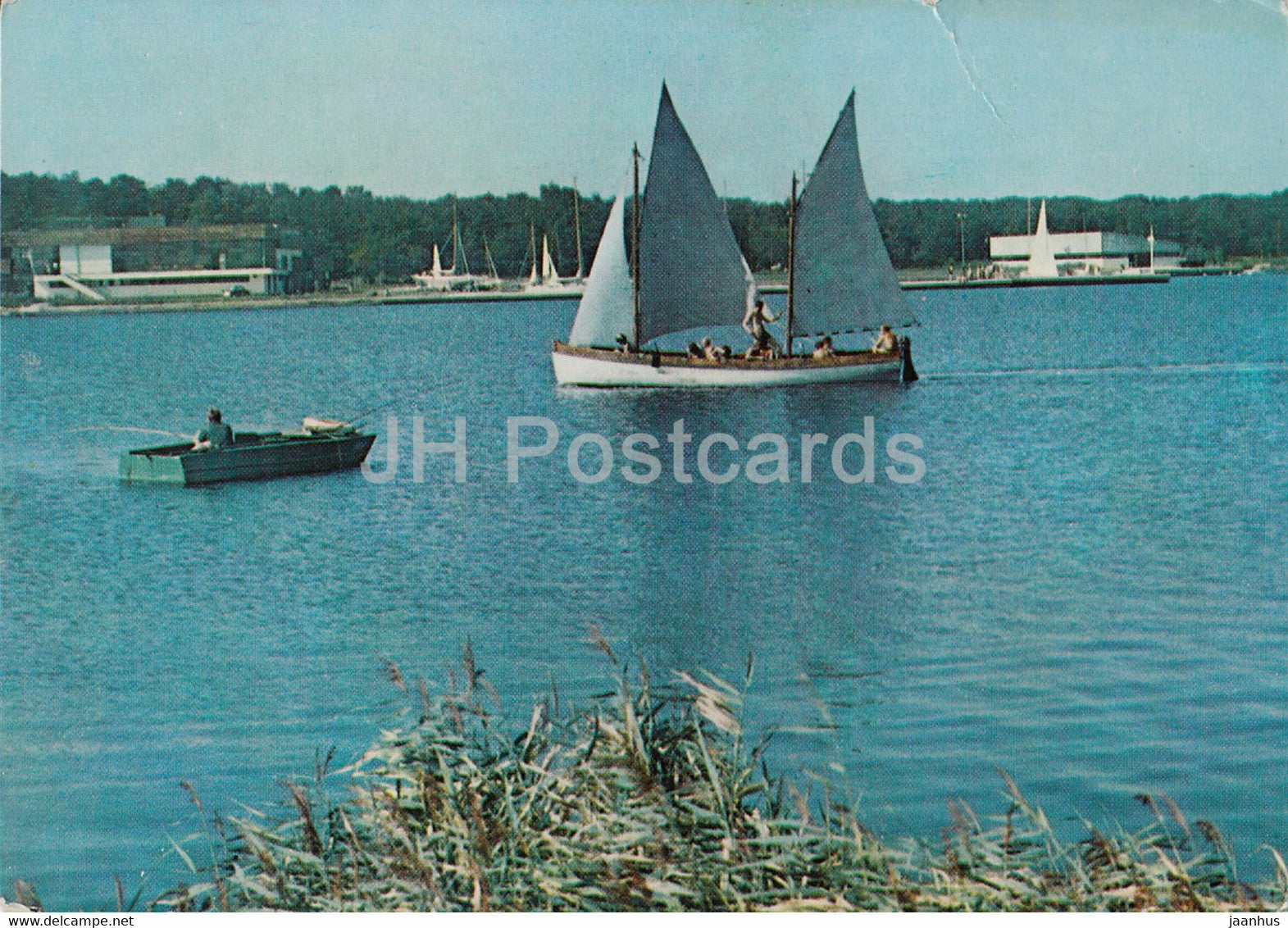 Gdansk - Danzig - Recreation and sailing centers at the mouth of the Vistula Smiala - sailing boat - Poland - unused - JH Postcards