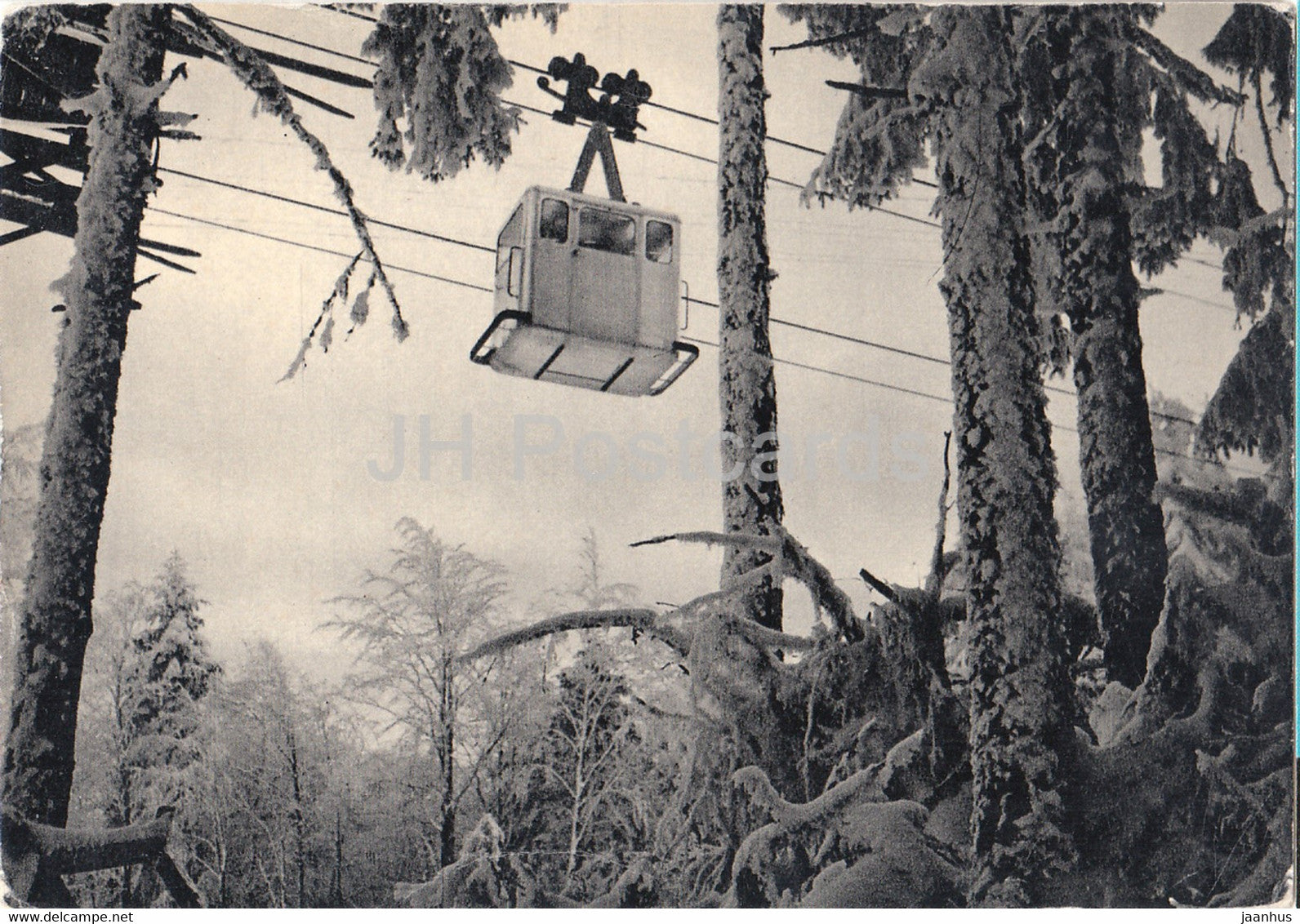 Maribor - Pohorska vzpenjaca - Pohorje - cable car - old postcard - Yugoslavia - Slovenia - used - JH Postcards