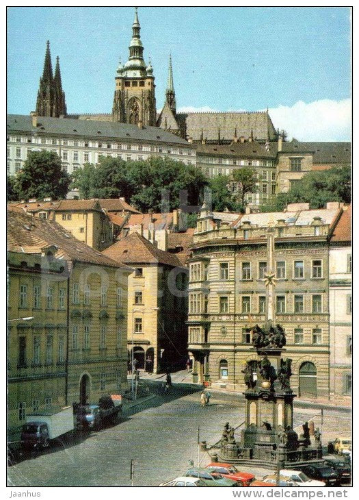 Praha - Prague - greetings from Prague - Czech - Czechoslovakia - used 1987 - JH Postcards