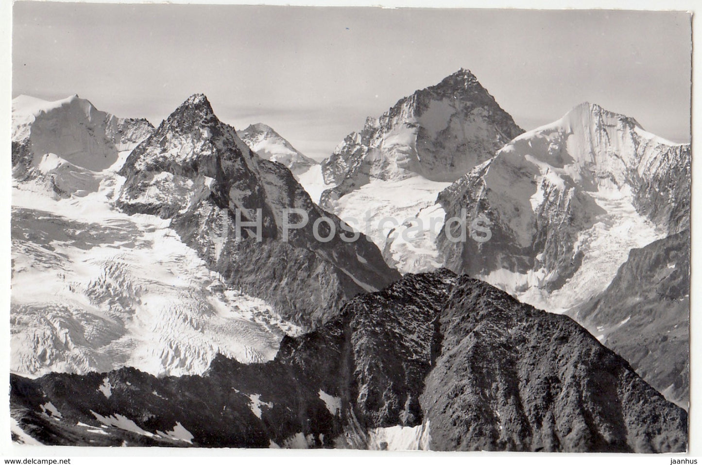 Col de Tracuit - Besso - Dt. Blanche - Grd. Cornier - 9291 - Switzerland - 1963 - used - JH Postcards