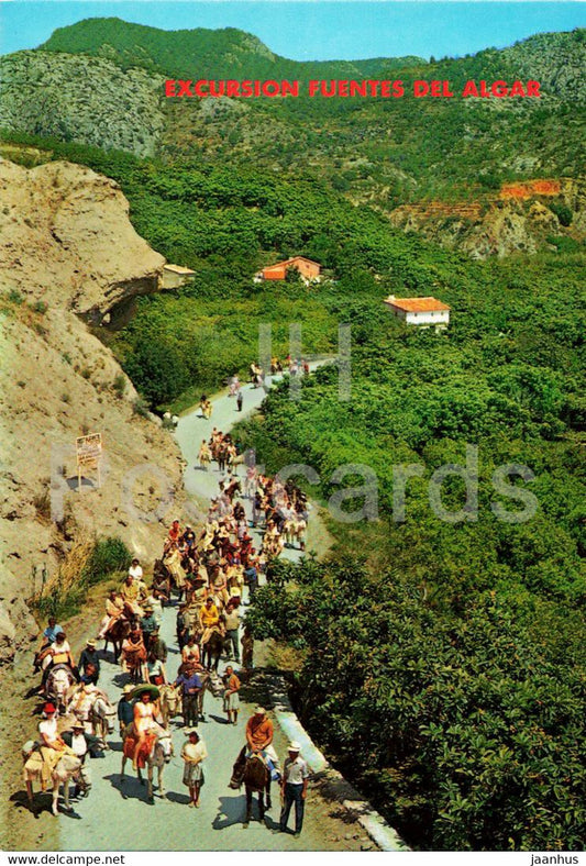 Callosa de Ensarria - Excursion Fuentes del Algar - fountain - 3 - Spain - unused - JH Postcards