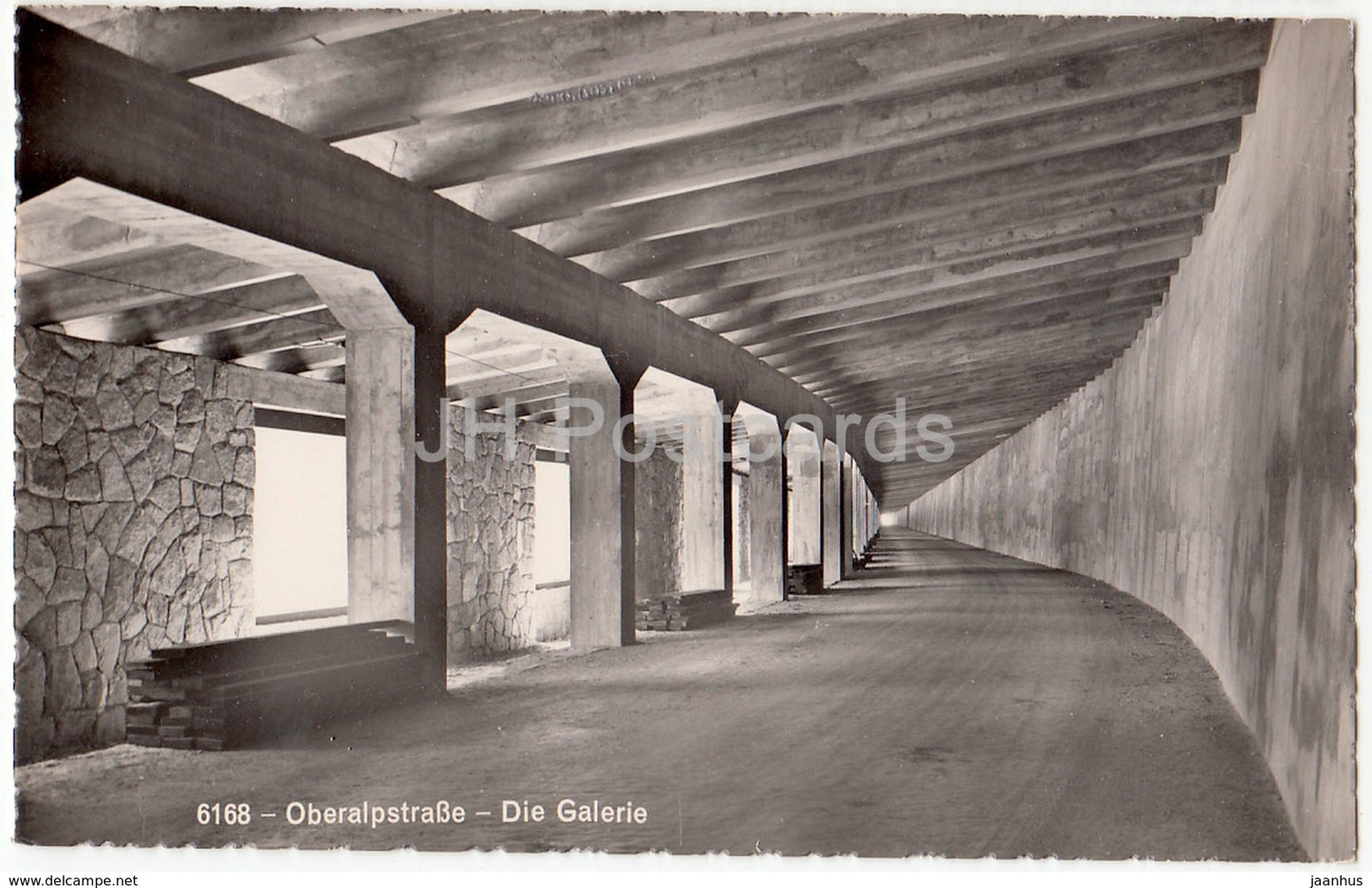 Oberalpstrasse - Die Galerie - 6168 - Switzerland - old postcard - unused - JH Postcards