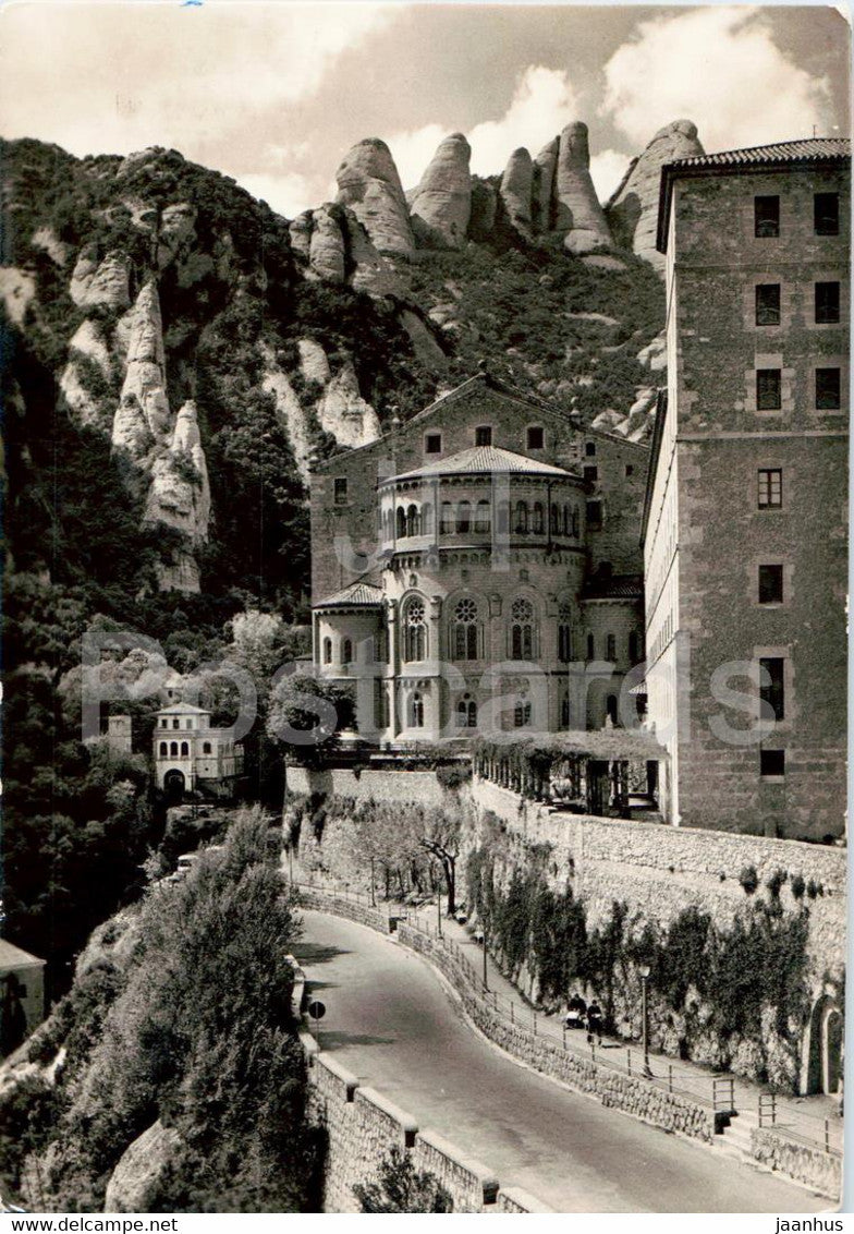 Montserrat - Abside de la Basilica - cathedral - 186 - 1959 - Spain - used - JH Postcards