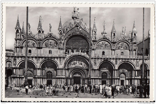 Chiesa S. Marco - Saint Marcus Church - 137 - Venice - Venezia - Italy - Italia - unused - JH Postcards
