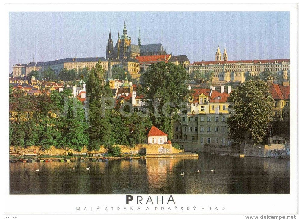 Mala Strana - Prague Castle - Praha - Prague - Czechoslovakia - Czech - used 1999 - JH Postcards