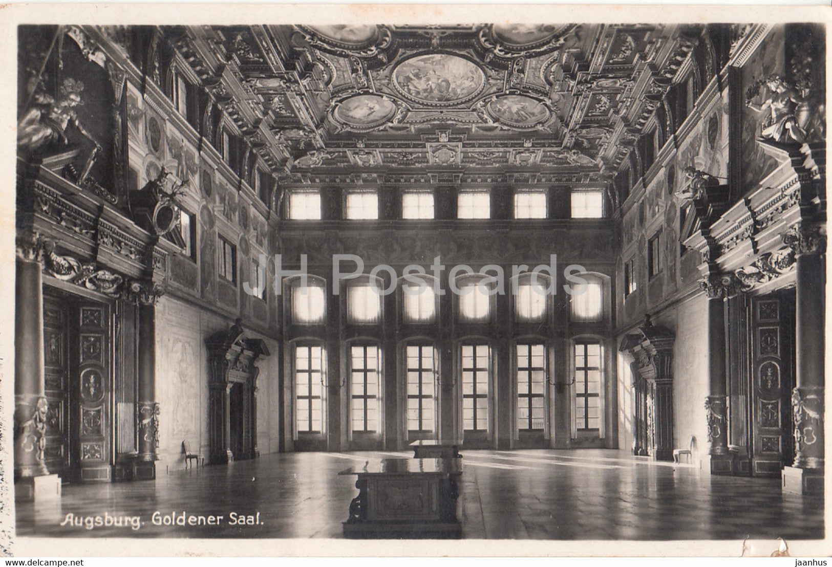 Augsburg - Goldener Saal - old postcard - 1939 - Germany - used - JH Postcards