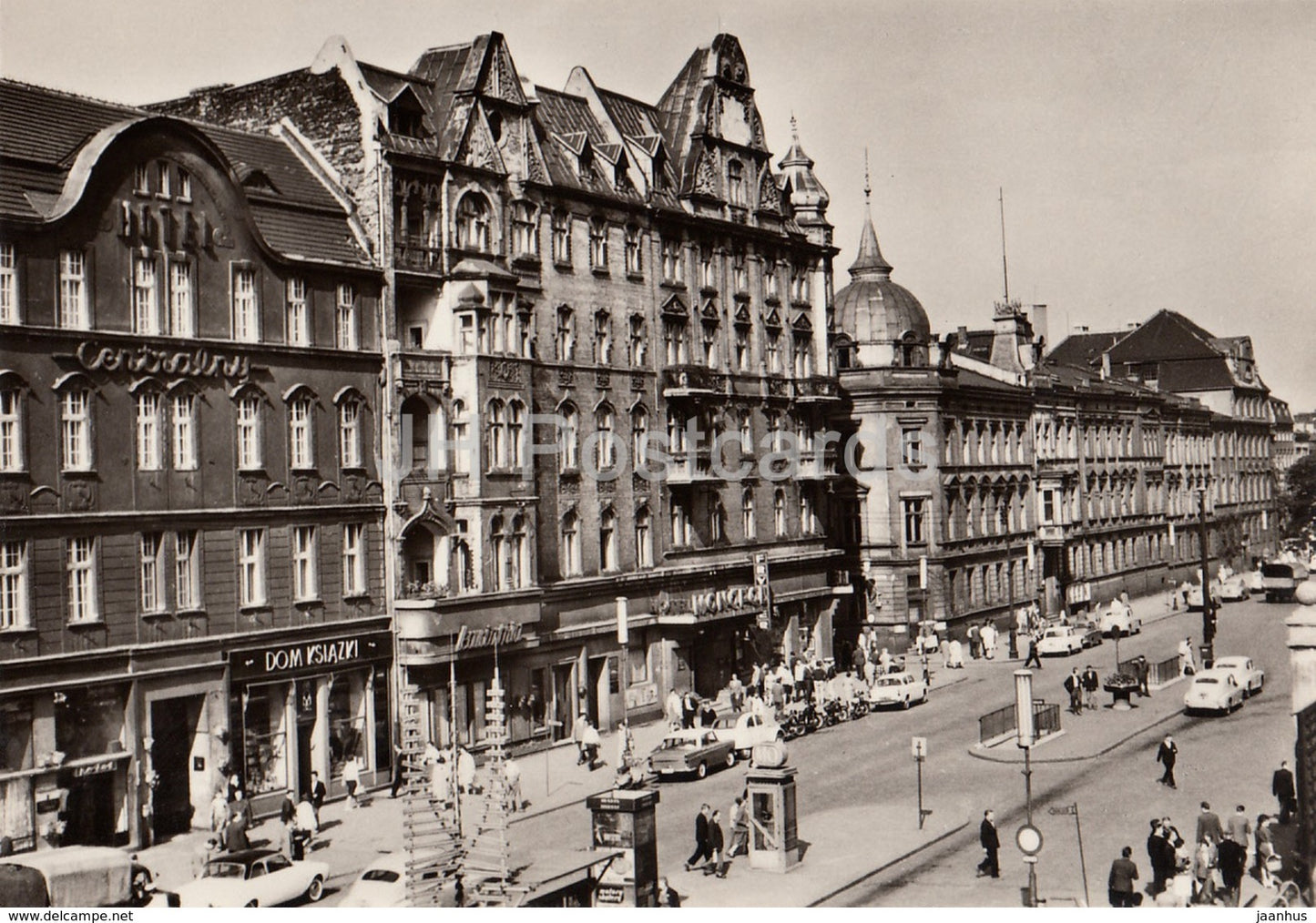 Katowice - Dworcowa Street - cars - Poland - unused