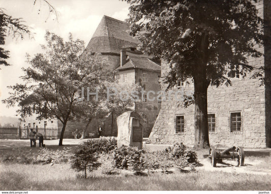 Heldrungen - Teilansicht der Wasserburg - castle - Historische Statten in Thuringen - DDR Germany - unused - JH Postcards