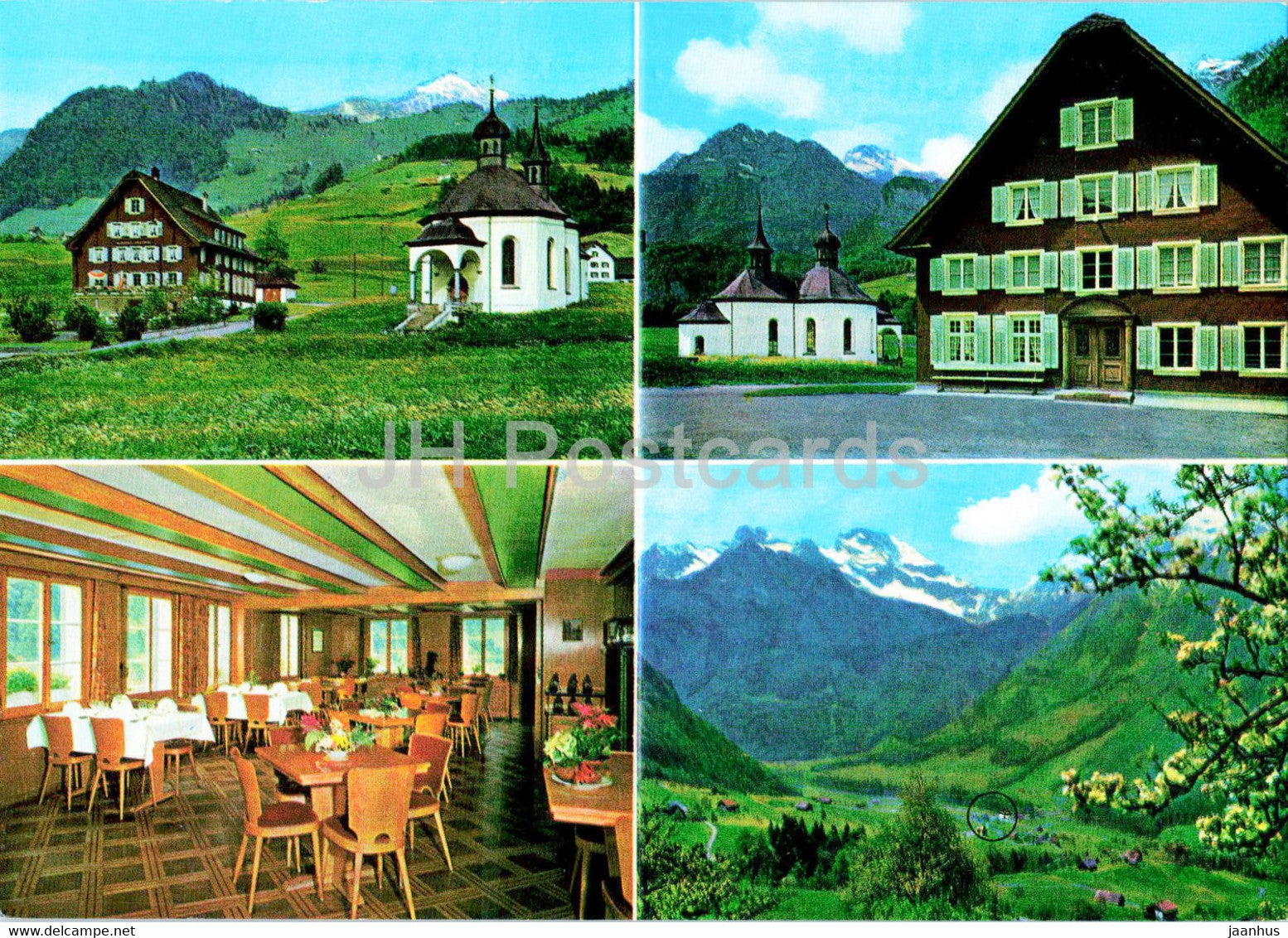 Gasthaus Grafenort - hotel - Switzerland - unused - JH Postcards