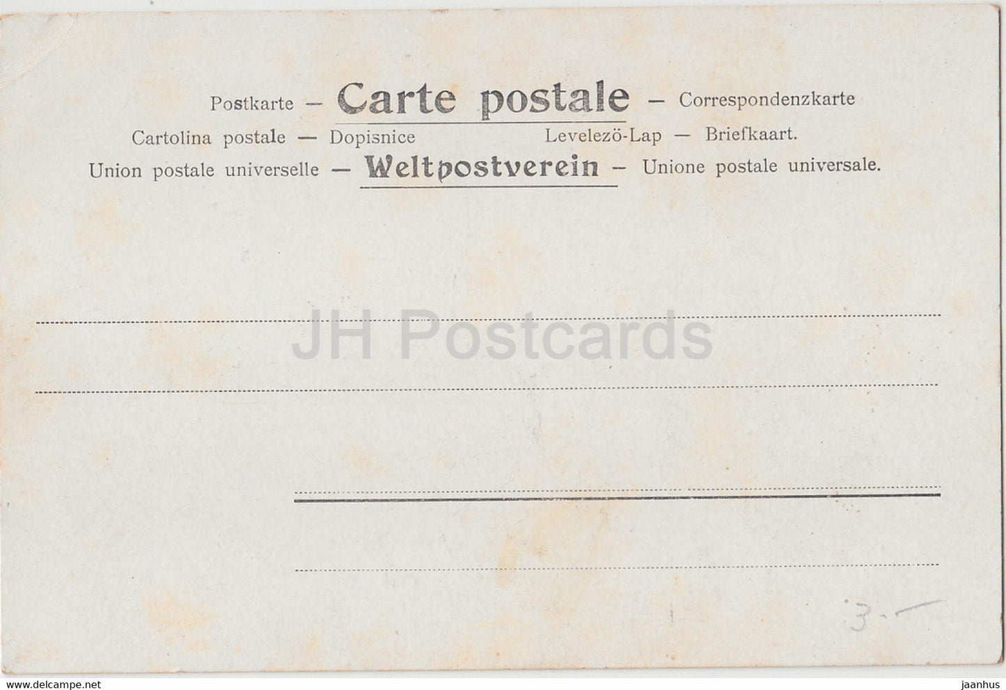 Paar - Frau und Mann - Trachten - Illustration - Nr. 6879 - alte Postkarte - gebraucht