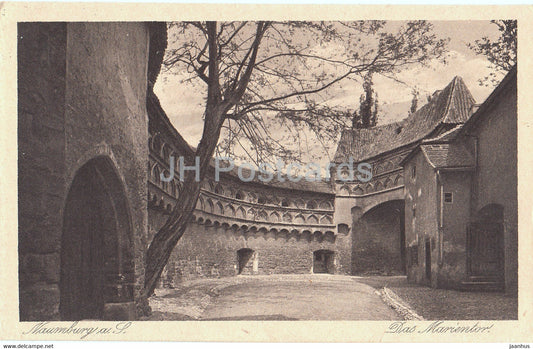 Naumburg a S - Das Marientor - 7964 - old postcard - 1920 - Germany - used - JH Postcards