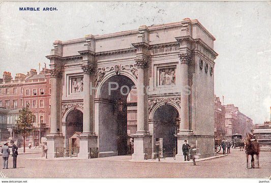 London - The Marble Arch - R C Willis & Co - old postcard - 1931 - England - United Kingdom - used - JH Postcards