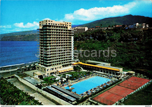 Puerto de La Cruz - Tenerife - Vista parcial - Partial View - hotel - 499 - Spain - unused - JH Postcards