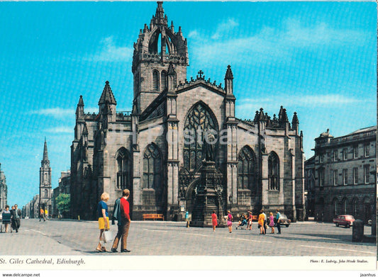 St Giles Cathedral - Edinburgh - Scotland - United Kingdom - unused - JH Postcards