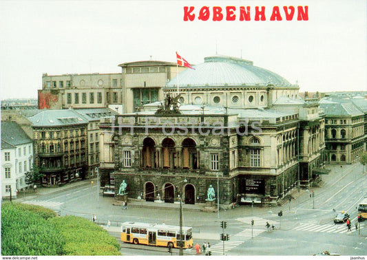 Copenhagen - The Royal Danish Theatre - bus - 9 - Denmark - unused - JH Postcards