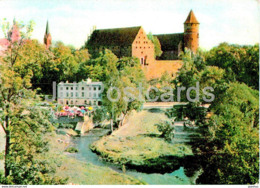 Olsztyn - Gotycki zamek kapituly warminskiej od strony Lyny - gothic castle - Poland - unused - JH Postcards