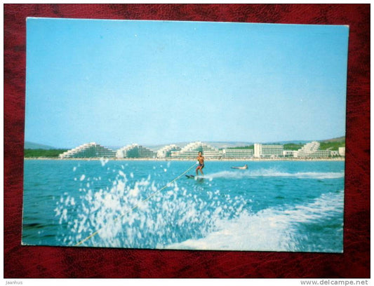 Albena - kurort - spa - surfing - 1975 - Bulgaria - unused - JH Postcards