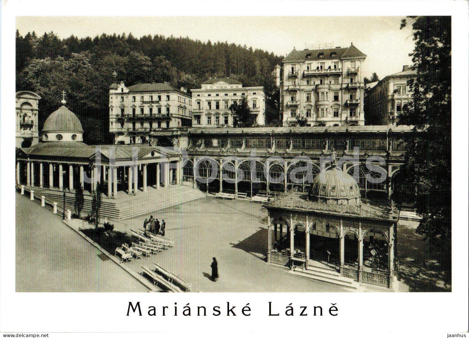 Marianske Lazne - Krizovy Pramen a kolonada - Kreuzbrunnen und Kolonnade - 2006 - Czech Republic - Czechoslovakia - used - JH Postcards