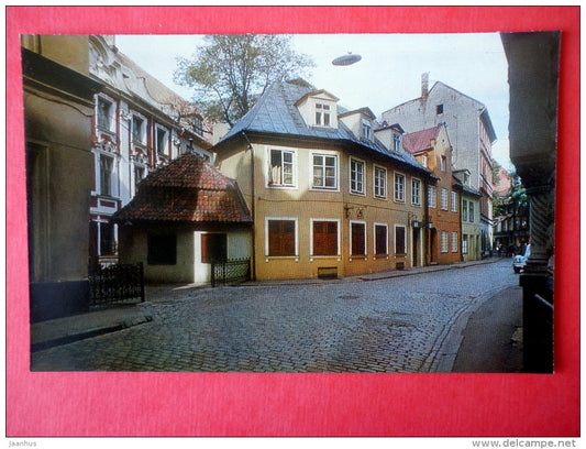 Dwelling Houses in Jauniela (New Street) , 16th-20th centuries - Old Town - Riga - 1974 - USSR Latvia - unused - JH Postcards