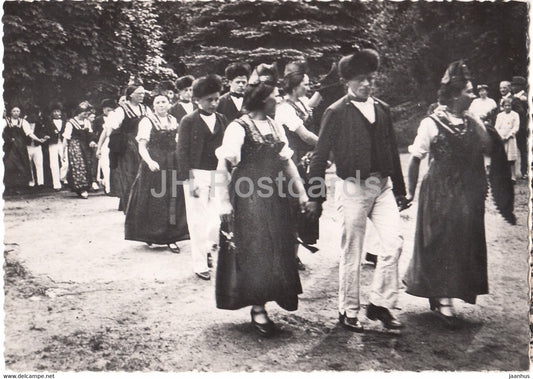 L'Alsace Pittoresque - Costumes d'Oberseebach - folk costumes - France - unused - JH Postcards