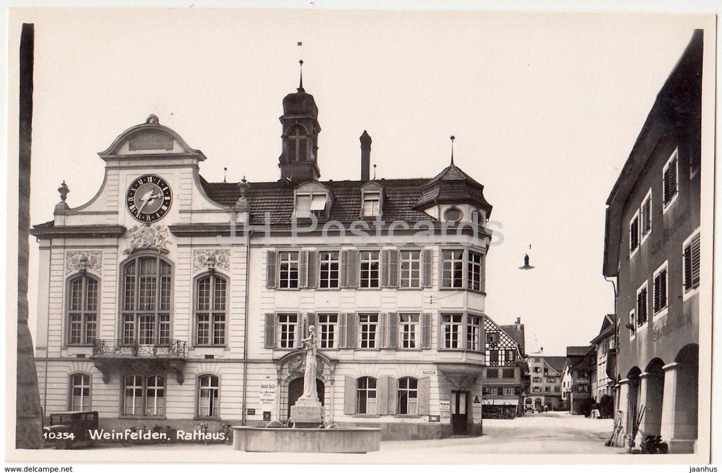 Weinfelden - Rathaus - town hall - 10354 - Switzerland - old postcard - unused - JH Postcards