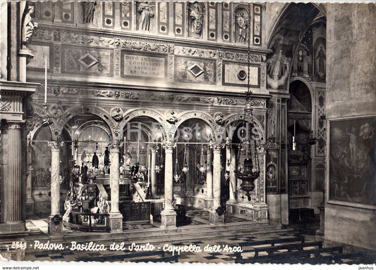 Padova - Basilica del Santo - Cappella dell'Arca - 2543 - Italy - 1961 - used - JH Postcards