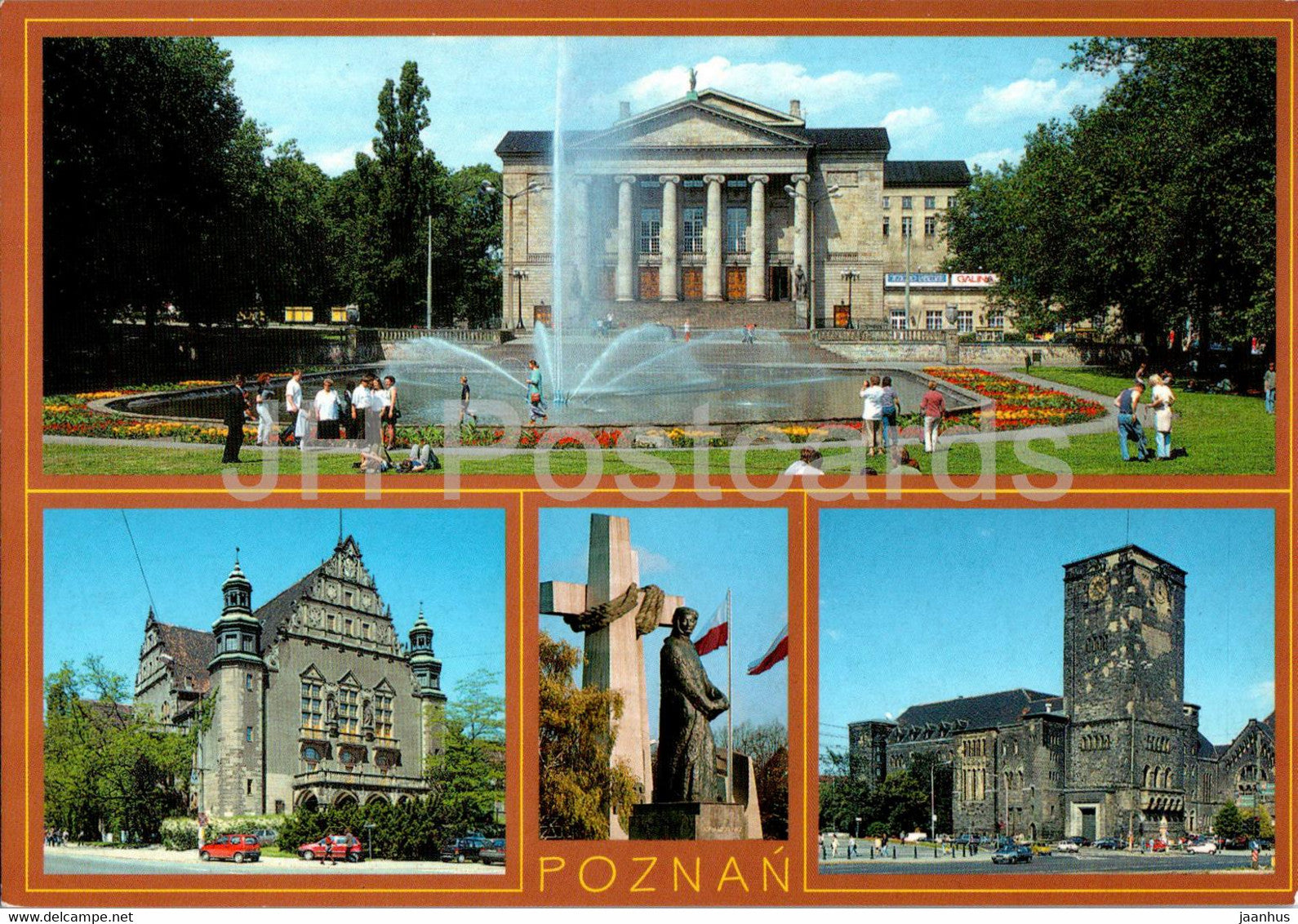 Poznan - 2819 - multiview - Poland - unused - JH Postcards