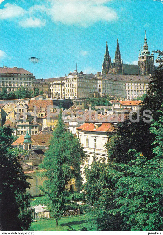 Praha - Prague - The Castle of Prague Hradcany - 1970s - Czechoslovakia - Czech Republic - used - JH Postcards