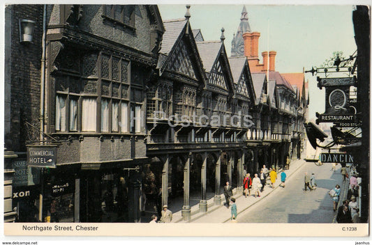 Chester - Northgate Street - C.1238 - 1976 - United Kingdom - England - used - JH Postcards