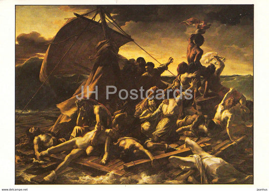 painting by Jean Gericault - Das Floss der Meduse - French art - Germany - unused - JH Postcards