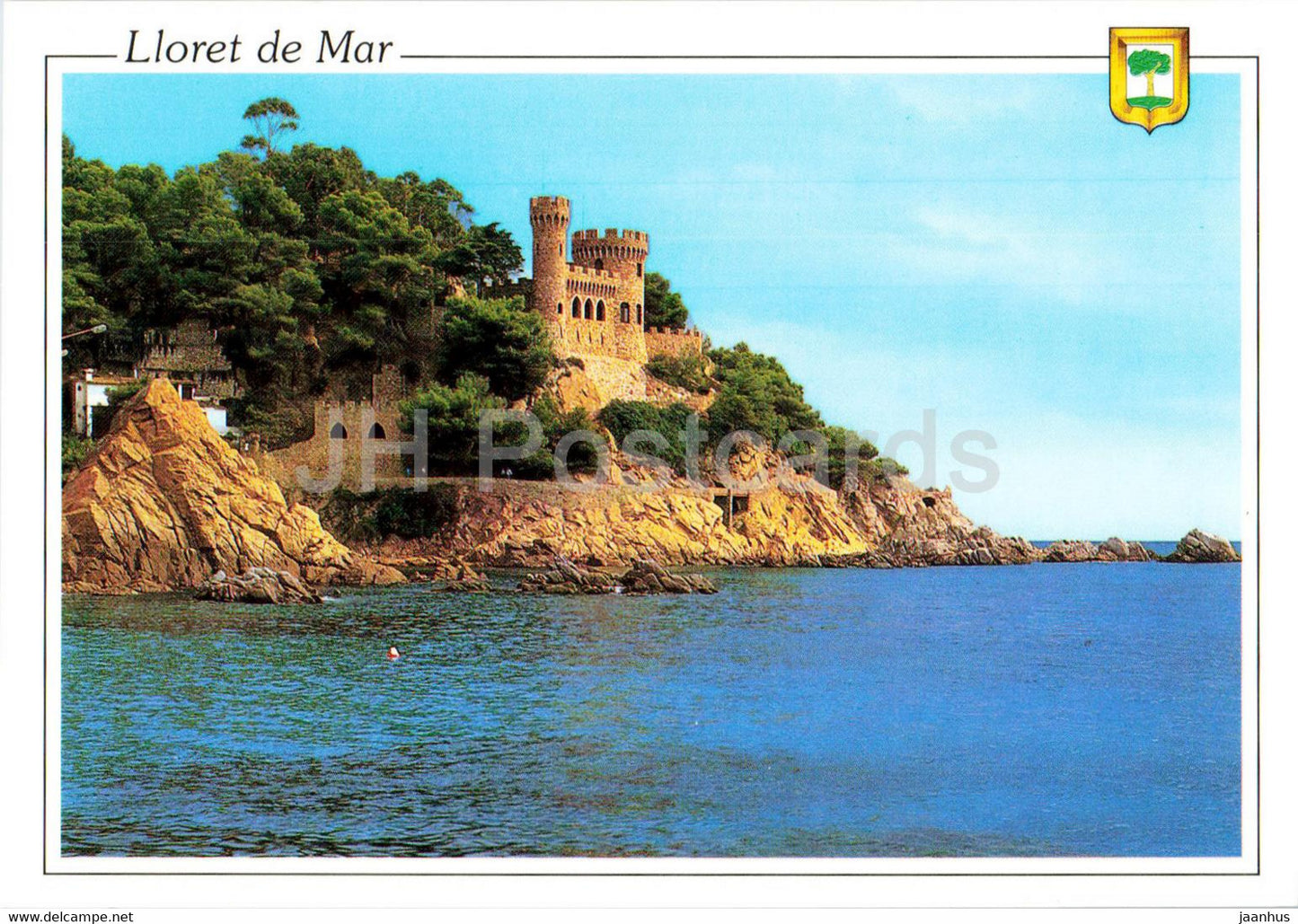 Lloret de Mar - Castell y La Caleta - castle - 136 - Spain - unused - JH Postcards