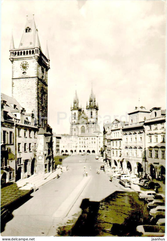 Praha - Prague - Old Town Hall Tower and the Tyn Church - 03-60154 - Czech Republic - Czechoslovakia - unused - JH Postcards