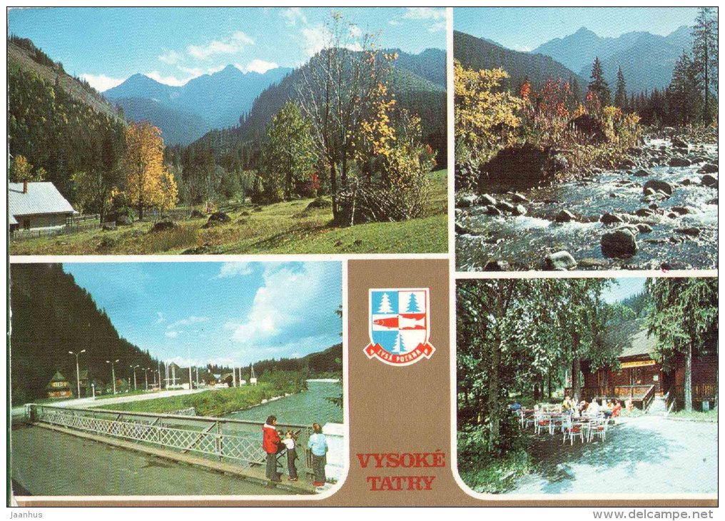 Javorina mountain - valley - Lysa Polana - restaurant - Vysoke Tatry - High Tatras - Czechslovakia - Slovakia - used - JH Postcards