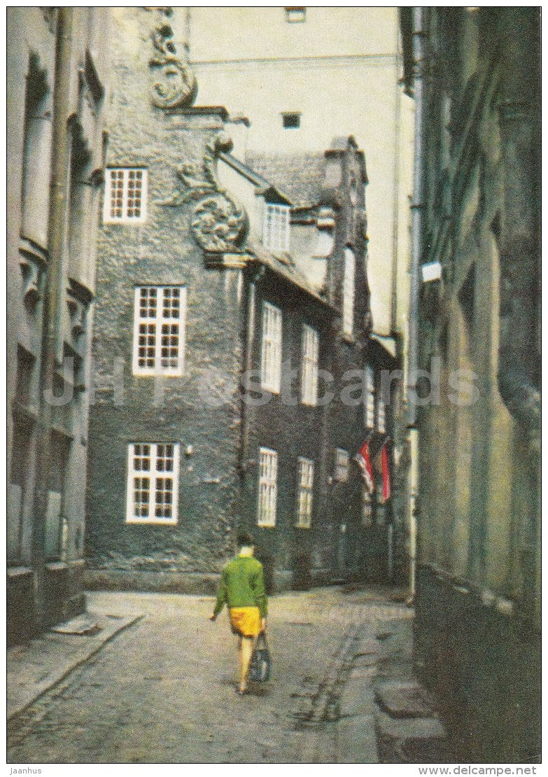 In Old Riga - old town - Riga - Latvia USSR - unused - JH Postcards