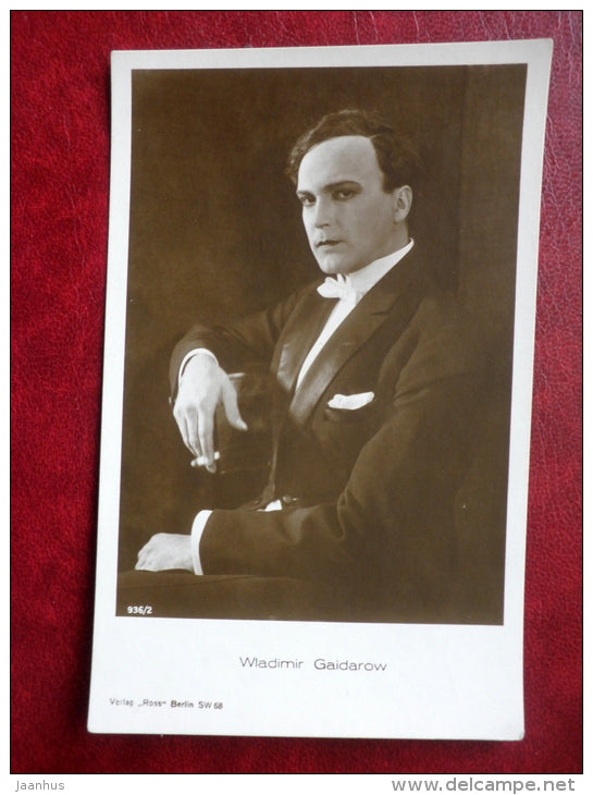 movie actor - Wladimir Gaidarow - cinema - 936/2 - Germany - unused - JH Postcards