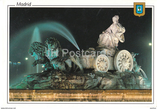 Madrid - La Cibeles - 2002 - Spain - used - JH Postcards