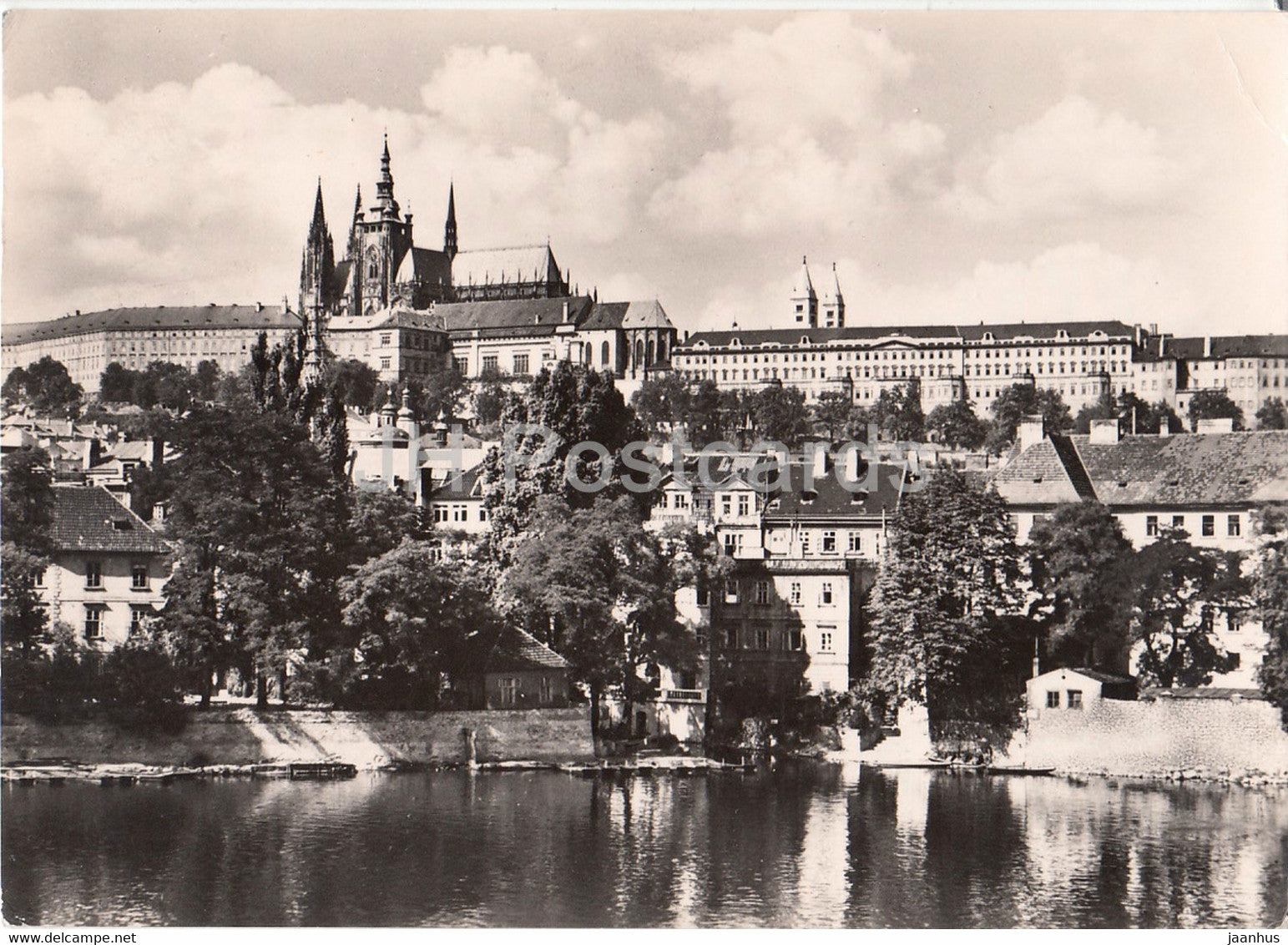 Praha - Prague - Panorama Prazskeho - General view of the Prague Castle - 1962 - Czechoslovakia - Czech Republic - used - JH Postcards