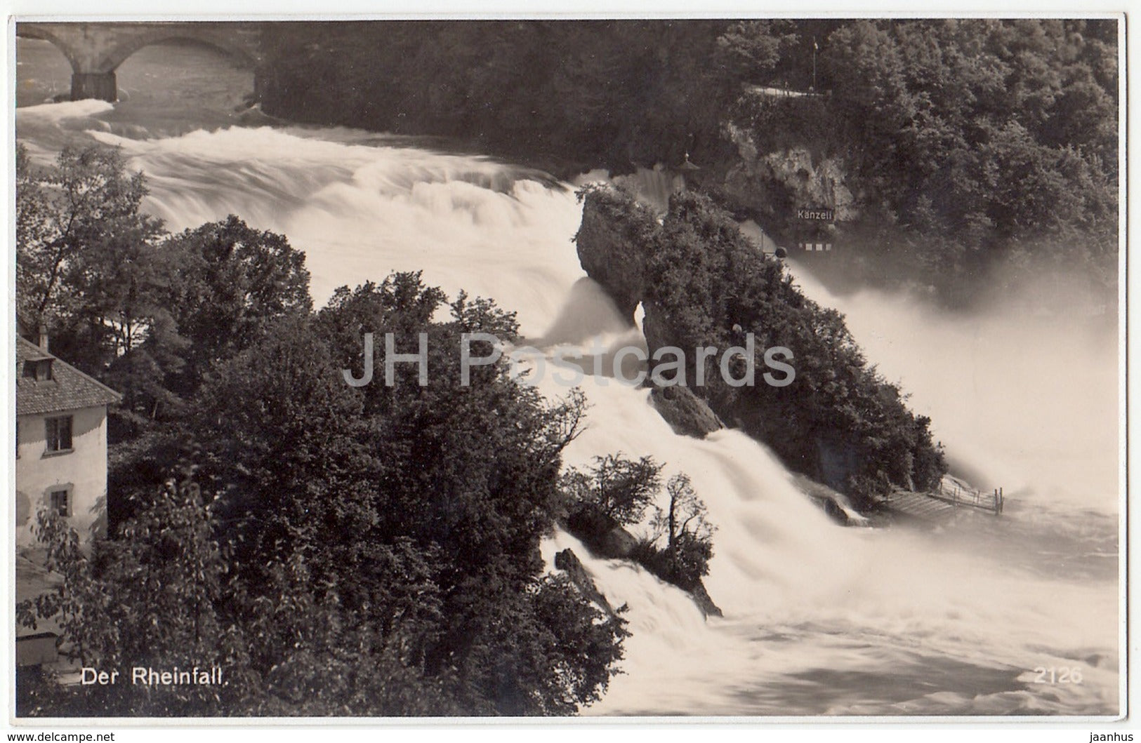 Der Rheinfall - Elite-Bromsilber - 2126 - Switzerland - 1933 - used - JH Postcards