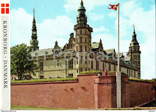 Helsingor - Kronborg - Elsinore - castle - T 3003 - 1983 - Denmark - used - JH Postcards