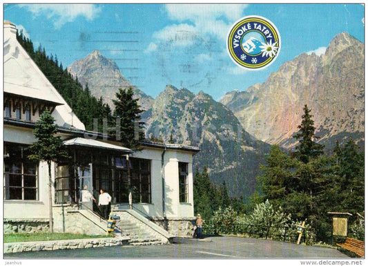 Hrebienka mountain - Prostredny top - Lomnicky shield - High Tatras - Czechoslovakia - Slovakia - used 1976 - JH Postcards