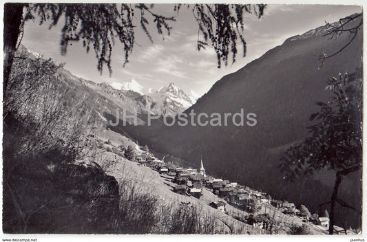 Ayer Anniviers - Rothorn - Besso - Gabelhorn - 17016 - Switzerland - 1963 - used - JH Postcards